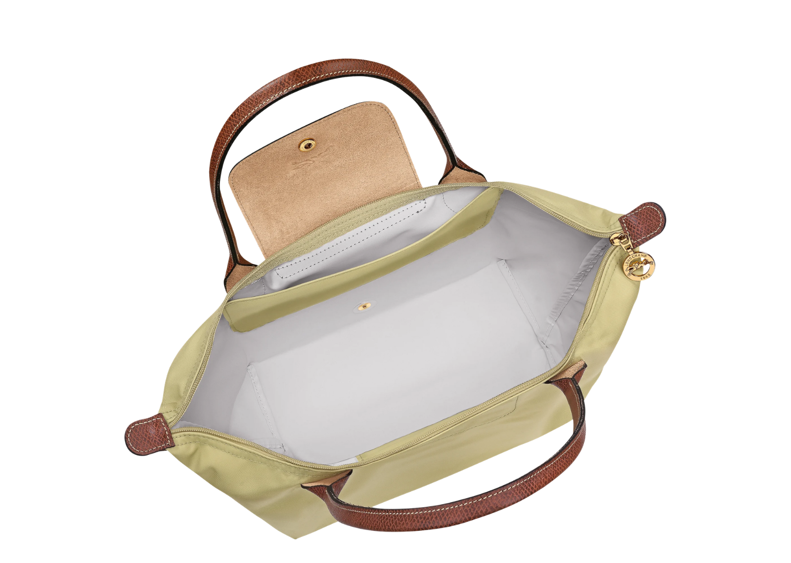 longchamp le pliage original medium tote bag pistachio 4 1
