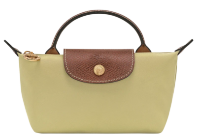 Longchamp Le Pliage Original Pouch with handle Pistachio