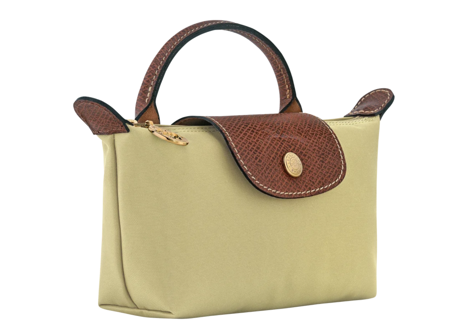 longchamp le pliage original pouch with handle pistachio 2 1