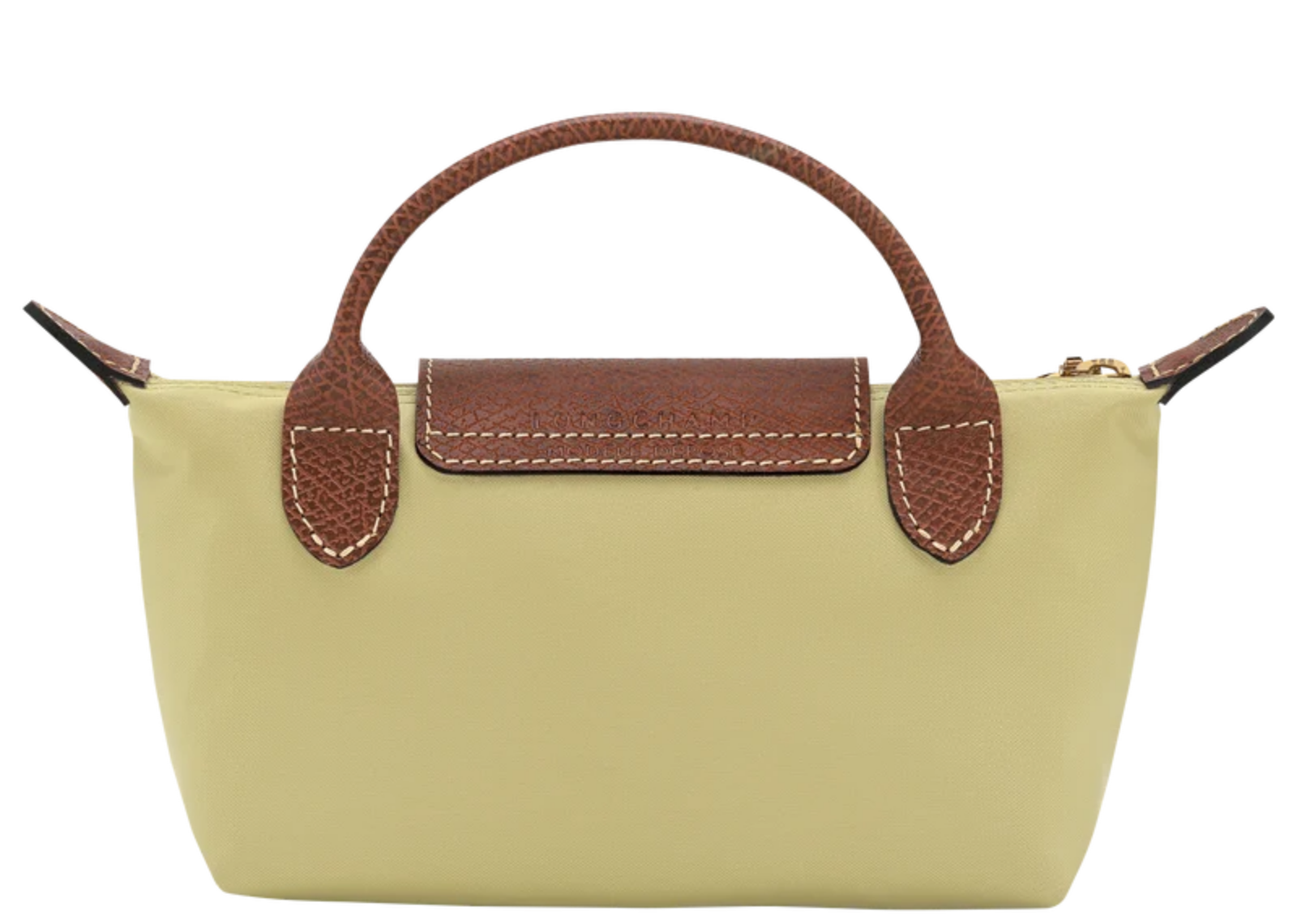 longchamp le pliage original pouch with handle pistachio 3 1