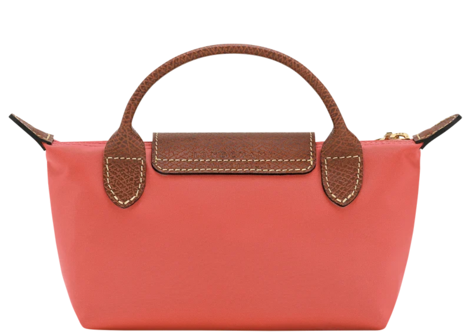 longchamp le pliage original pouch with handle strawberry 3 1