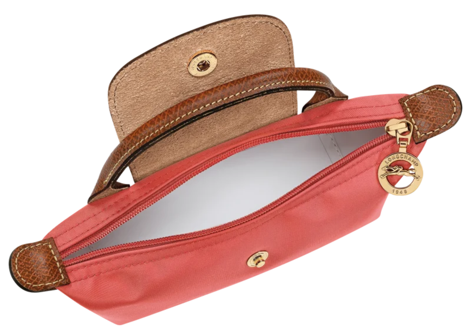 longchamp le pliage original pouch with handle strawberry 4 1