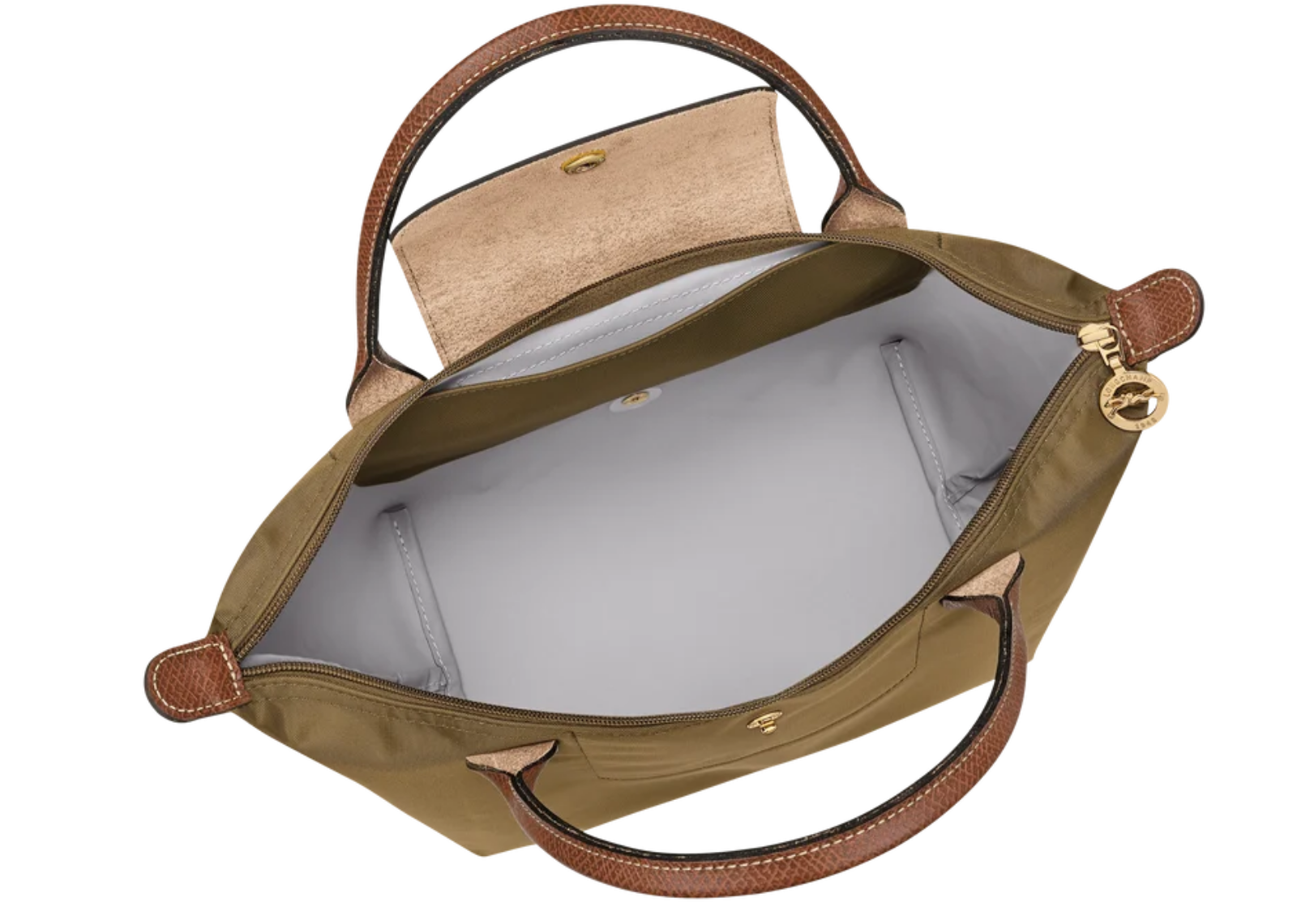 longchamp le pliage original small handbag olive 4 1