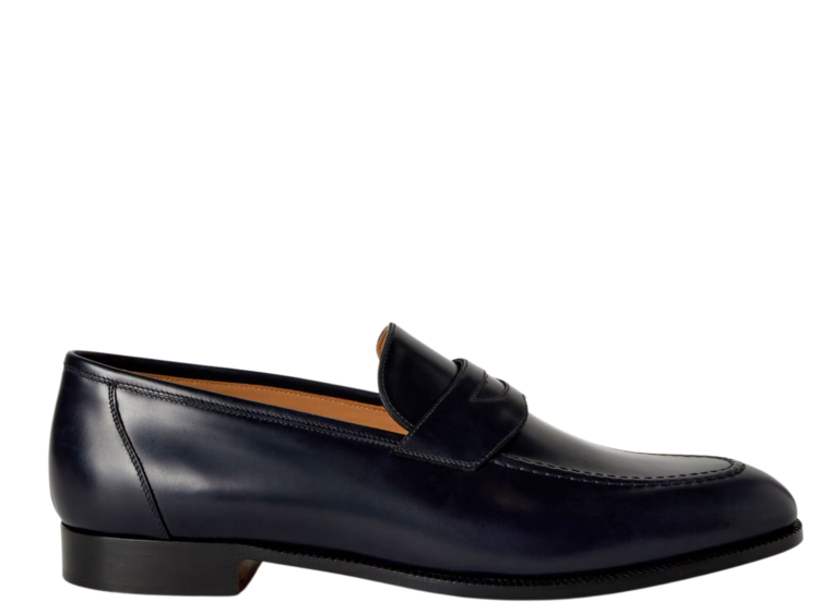 loro piana sergio loafer calfskin blue navy 1 1