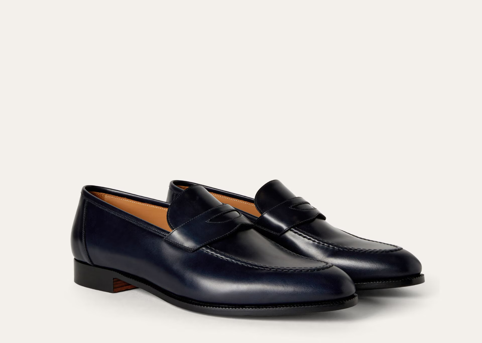 loro piana sergio loafer calfskin blue navy 2 1