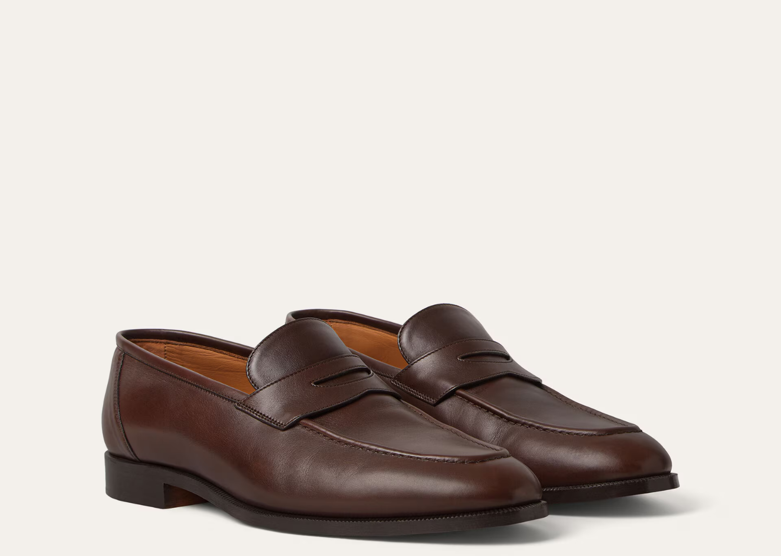loro piana sergio loafer calfskin french coffee 2 1