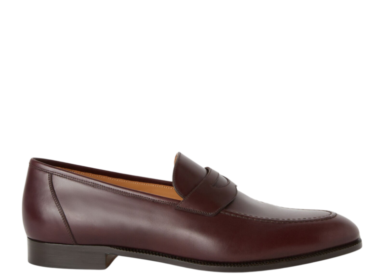 loro piana sergio loafer calfskin night burgundy 1 1