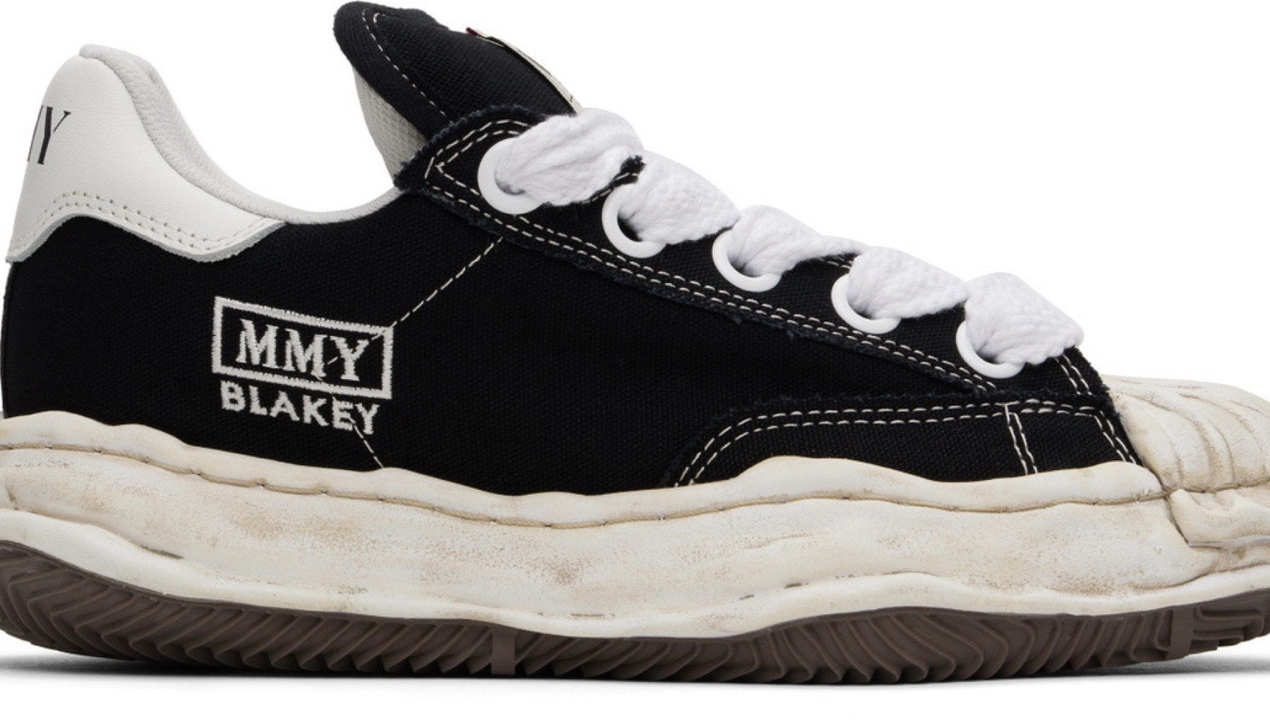 Maison Mihara Yasuhiro Blakey siyah OG Sole Sneaker Baker