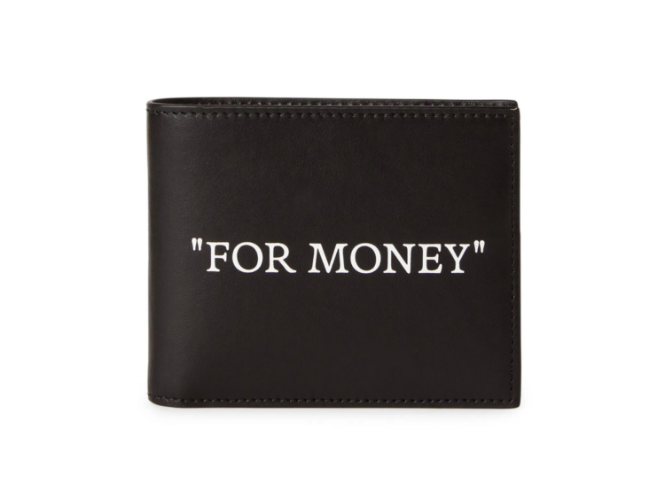 off white quote for money bifold wallet 1 1
