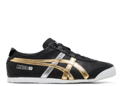 Onitsuka Tiger Mexico 66 Black Gold Silver
