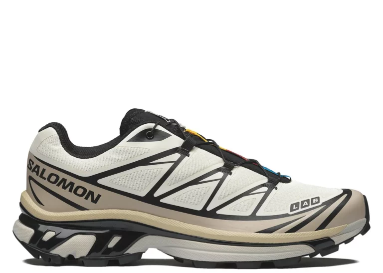 Salomon XT-6 Vanilla Ice Black Silver Cloud