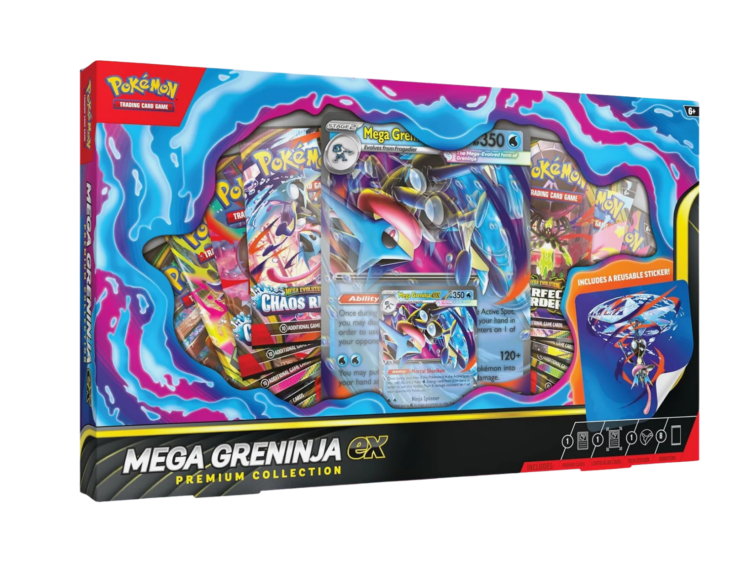 2026 Pokémon Mega Evolution Mega Greninja Ex Premium Collection