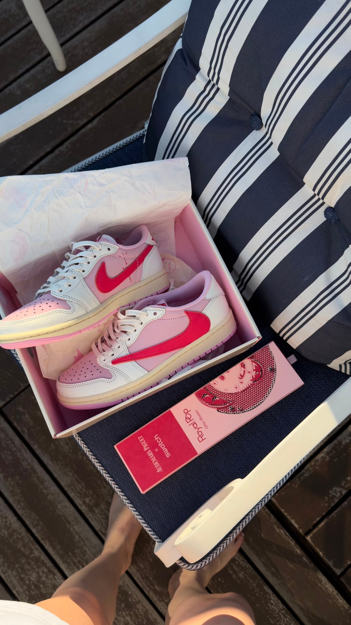 Nike Air Jordan 1 Retro Low OG SP Travis Scott Sail Tropical Pink