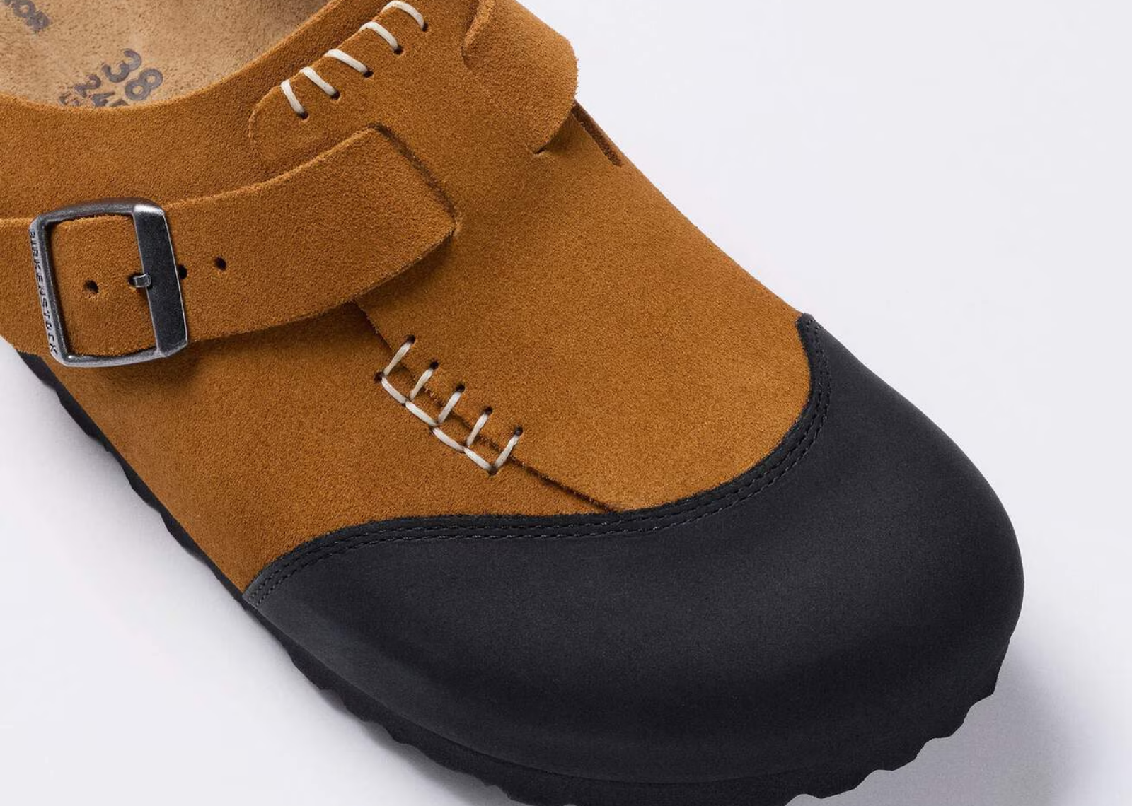 Birkenstock ADERERROR Boston Cap Suede Camel - görsel 2