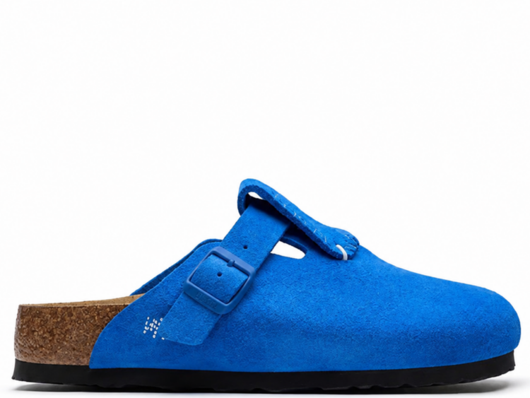 Birkenstock ADERERROR Boston Flap Suede Ultra Blue