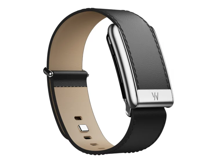 Whoop Black/Cream with Titanium LeatherLuxe Straight Band