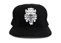 Chrome Hearts Dagger Denim Baseball Hat Black White