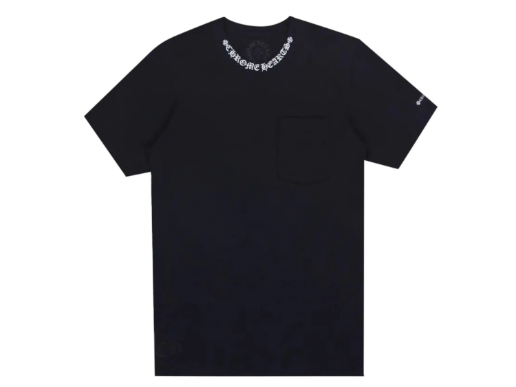 Chrome Hearts Neck Logo Tee Black