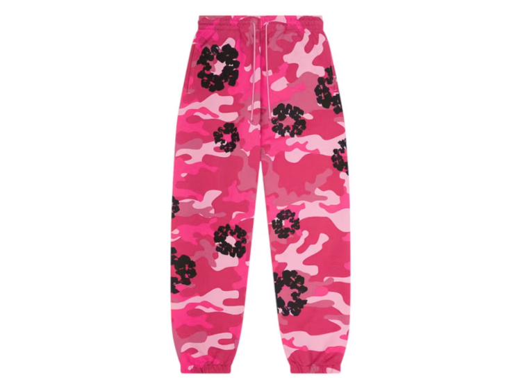 Denim Tears The Cotton Wreath Sweatpant Pink Camo