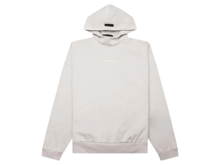 Fear of God Essentials Hoodie Silver Cloud