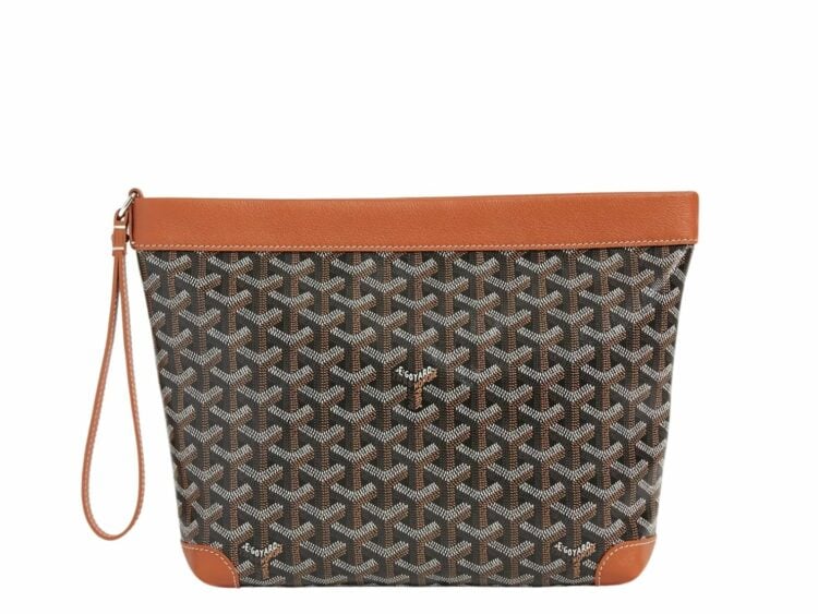 Goyard Conti Pouch Black Tan