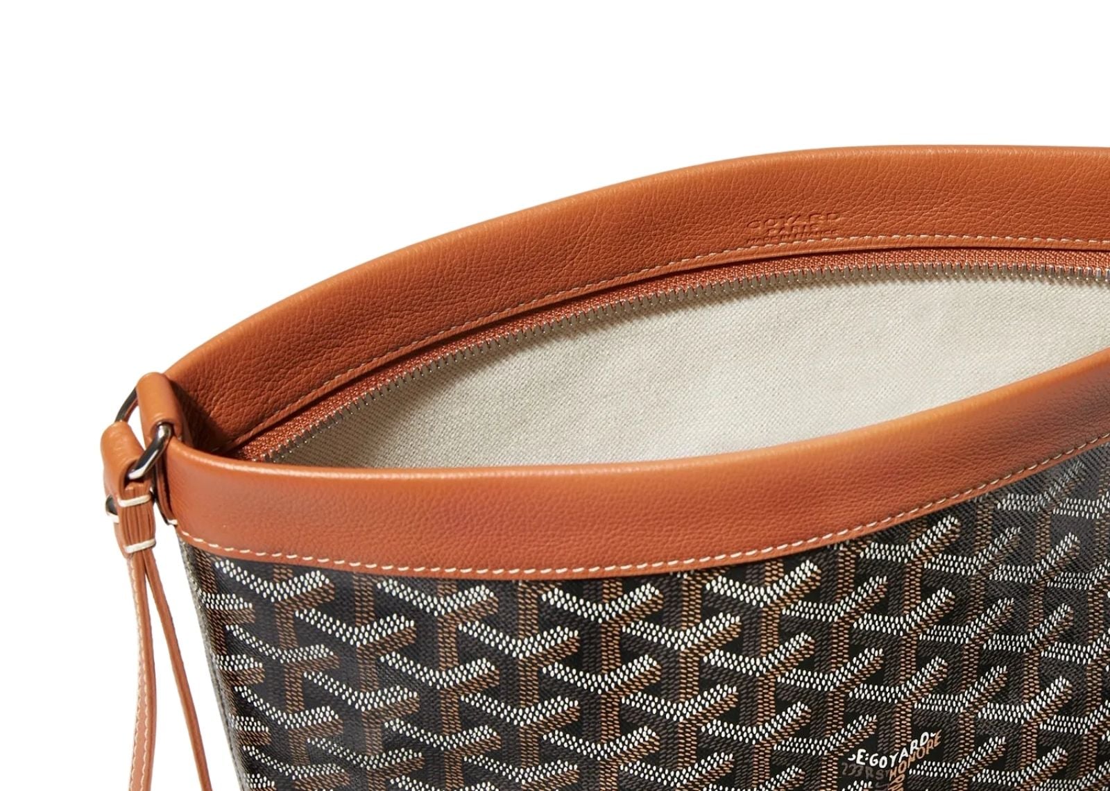 Goyard Conti Pouch Black Tan - görsel 2