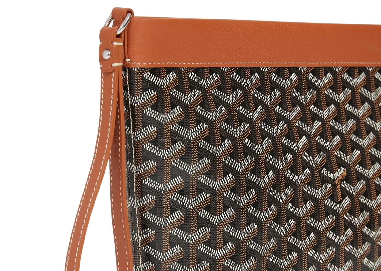 Goyard Conti Pouch Black Tan - görsel 3