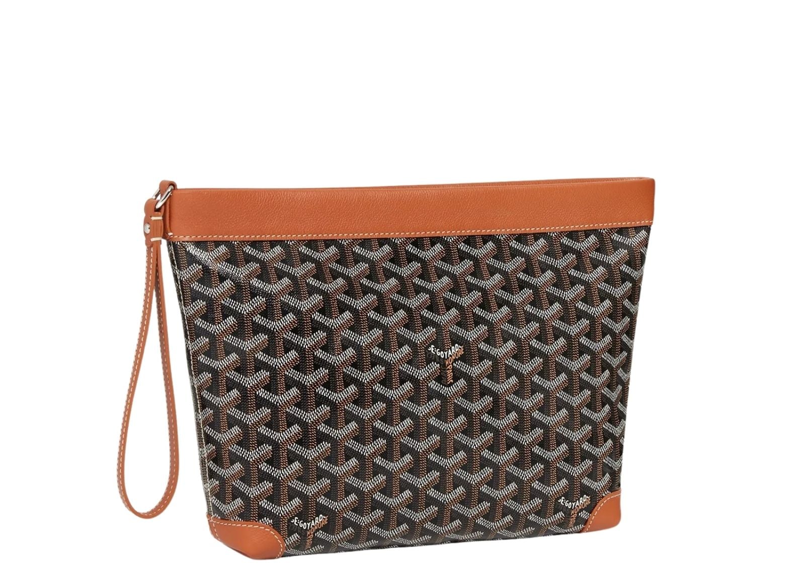 Goyard Conti Pouch Black Tan - görsel 4