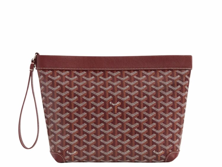 Goyard Conti Pouch Burgundy