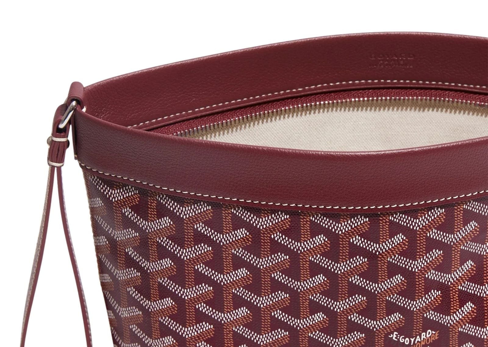 Goyard Conti Pouch Burgundy - görsel 2
