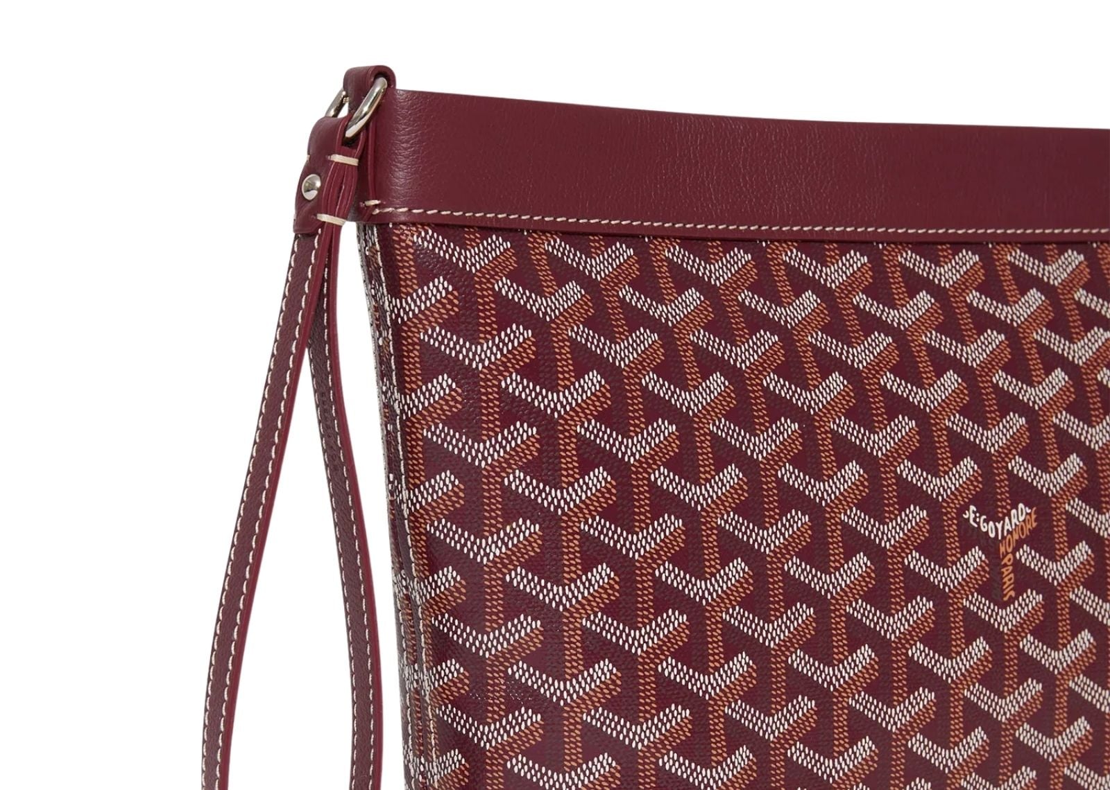 Goyard Conti Pouch Burgundy - görsel 3