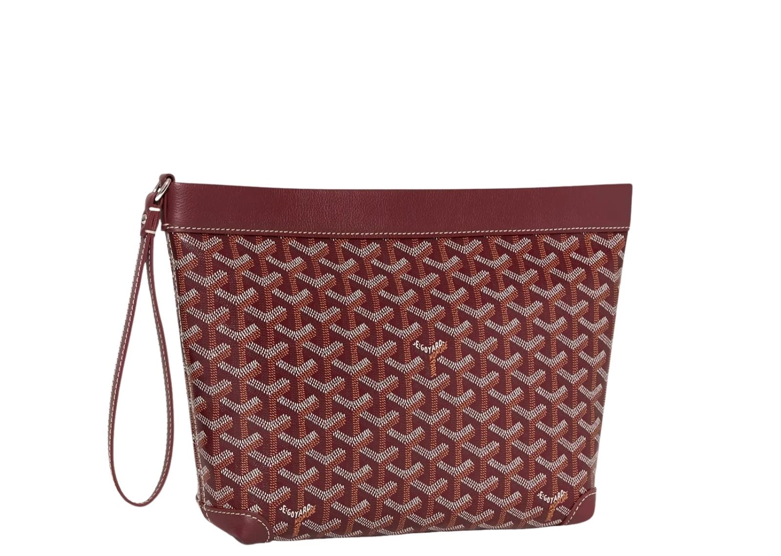 Goyard Conti Pouch Burgundy - görsel 4
