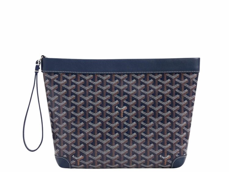 Goyard Conti Pouch Navy Blue