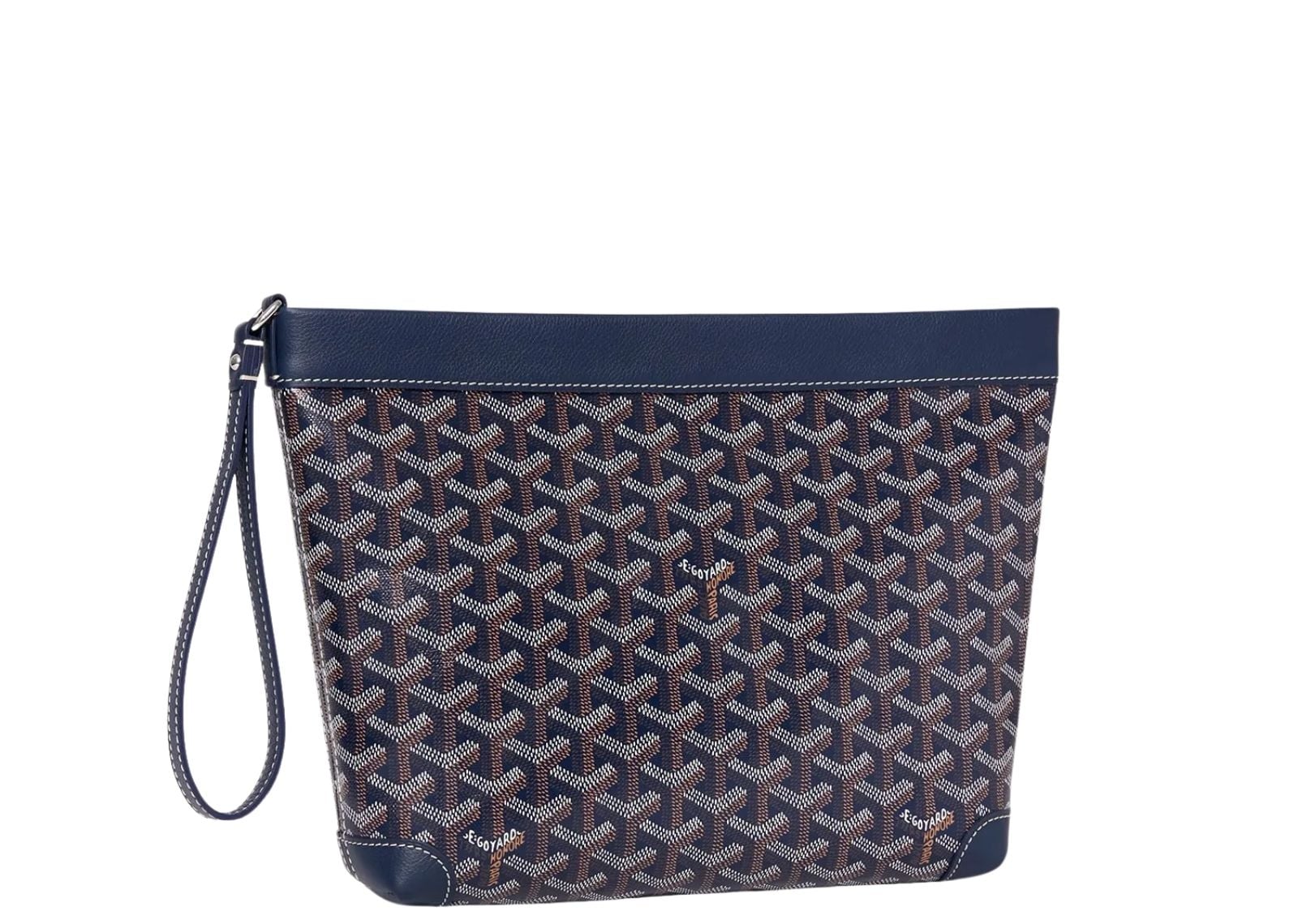 Goyard Conti Pouch Navy Blue - görsel 4