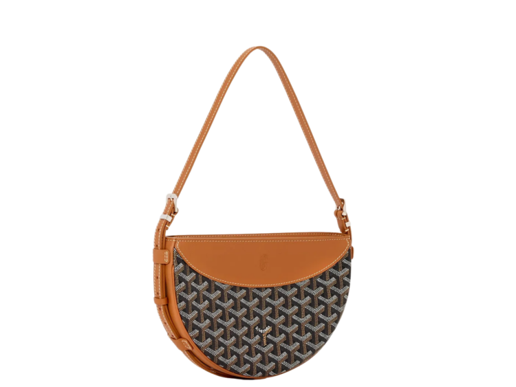 Goyard Hirondelle Pouch Bag Black & Tan
