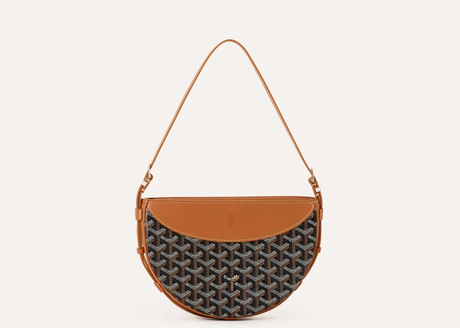 Goyard Hirondelle Pouch Bag Black & Tan - görsel 2