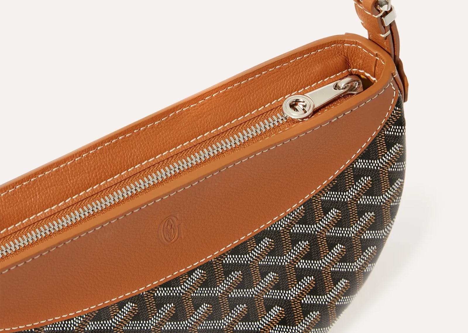 Goyard Hirondelle Pouch Bag Black & Tan - görsel 3