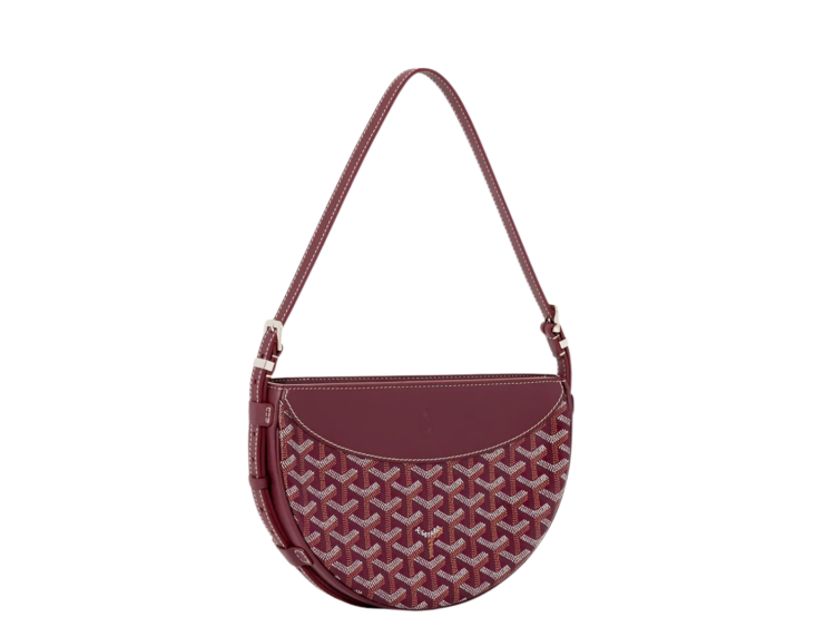 Goyard Hirondelle Pouch Bag Burgundy