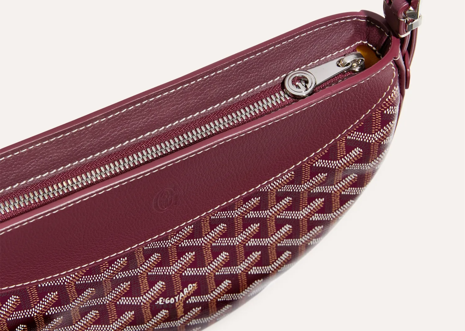 Goyard Hirondelle Pouch Bag Burgundy - görsel 3
