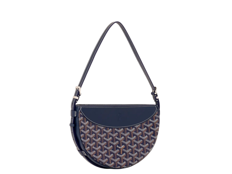 Goyard Hirondelle Pouch Bag Navy Blue