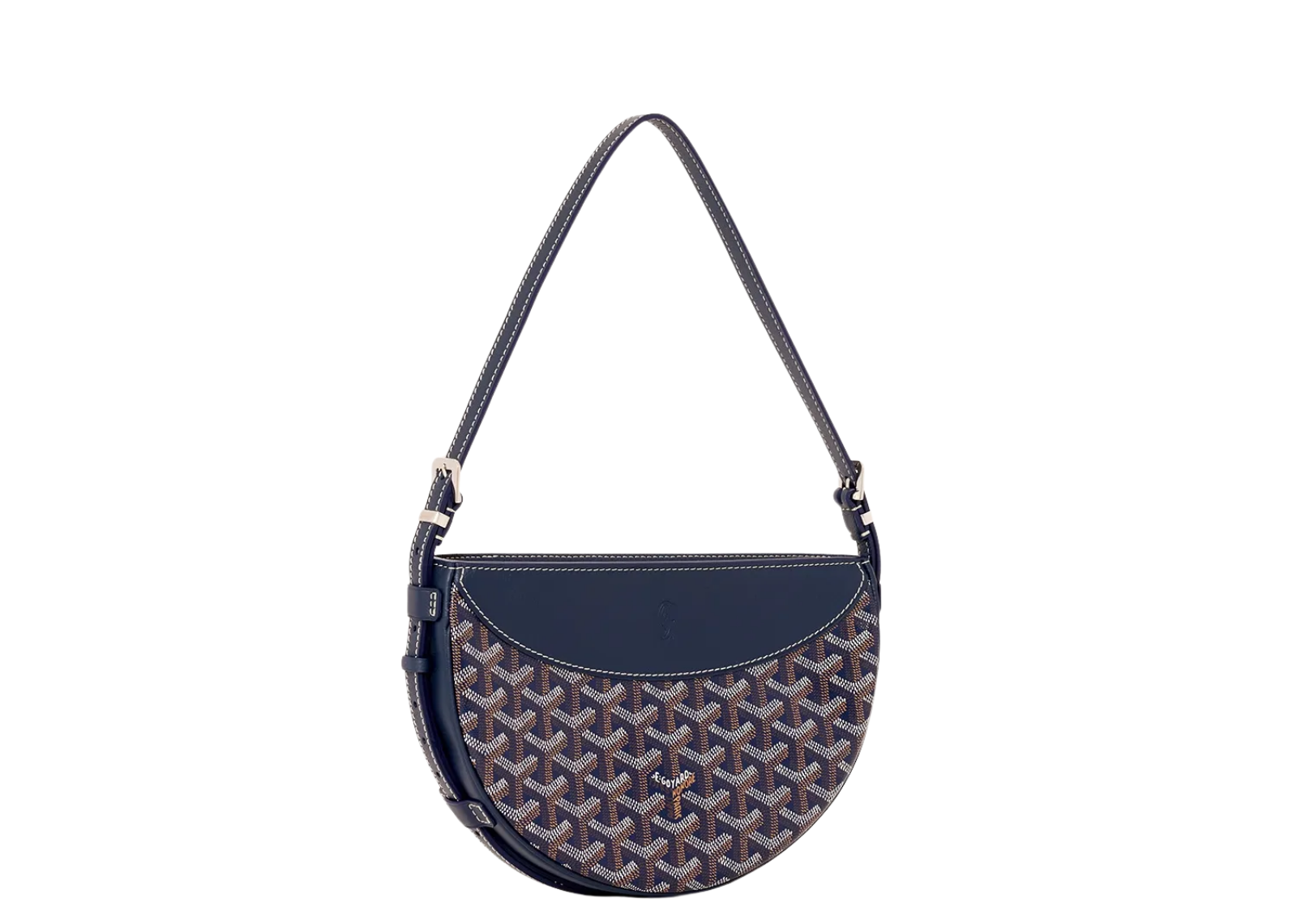 Goyard Hirondelle Pouch Bag Navy Blue