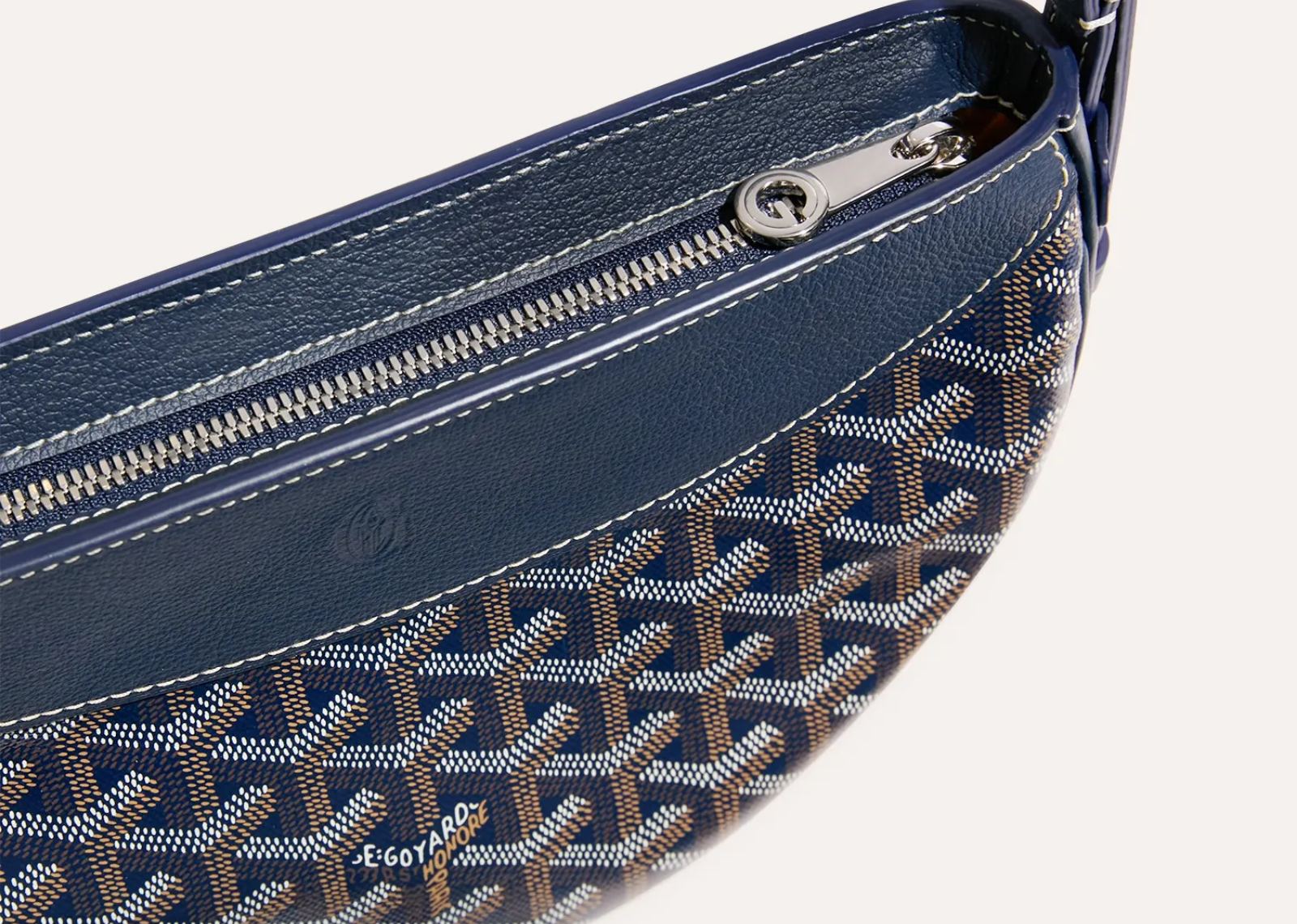 Goyard Hirondelle Pouch Bag Navy Blue - görsel 3