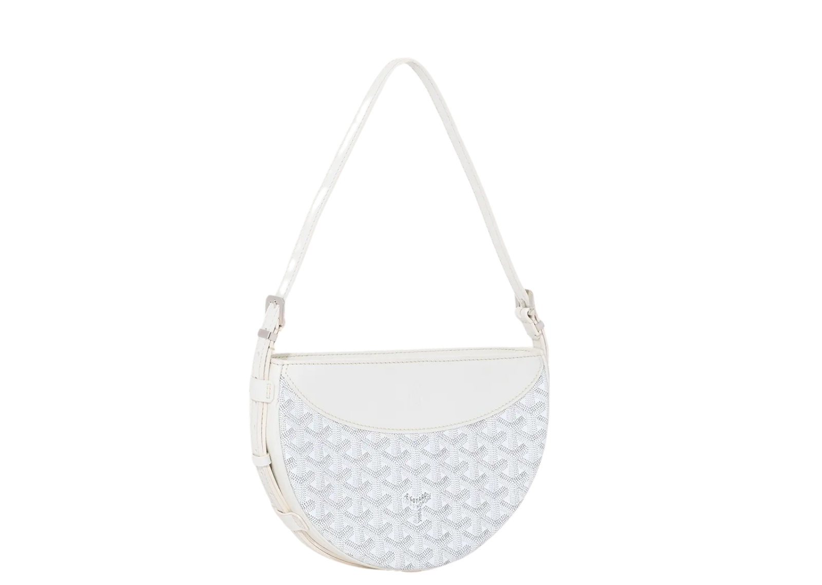 Goyard Hirondelle Pouch Bag White