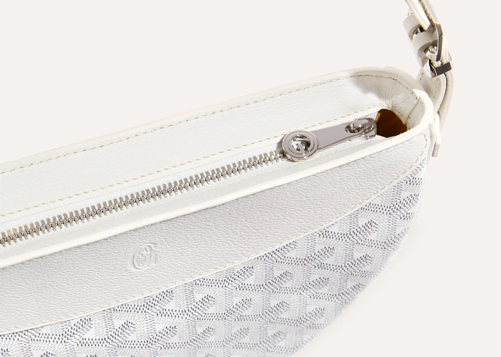 Goyard Hirondelle Pouch Bag White - görsel 3