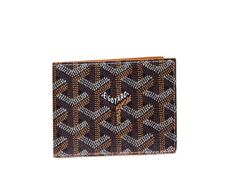 Goyard Insert Victoire Card Wallet Black/Tan