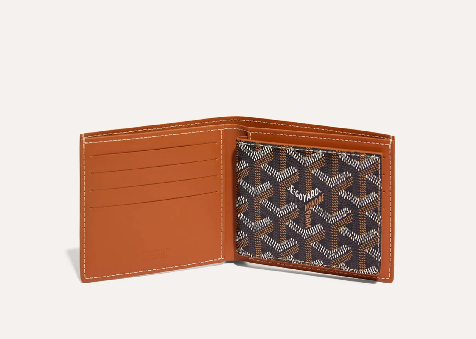 Goyard Insert Victoire Card Wallet Black/Tan - görsel 3