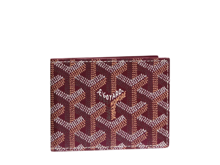 Goyard Insert Victoire Card Wallet Bordeaux