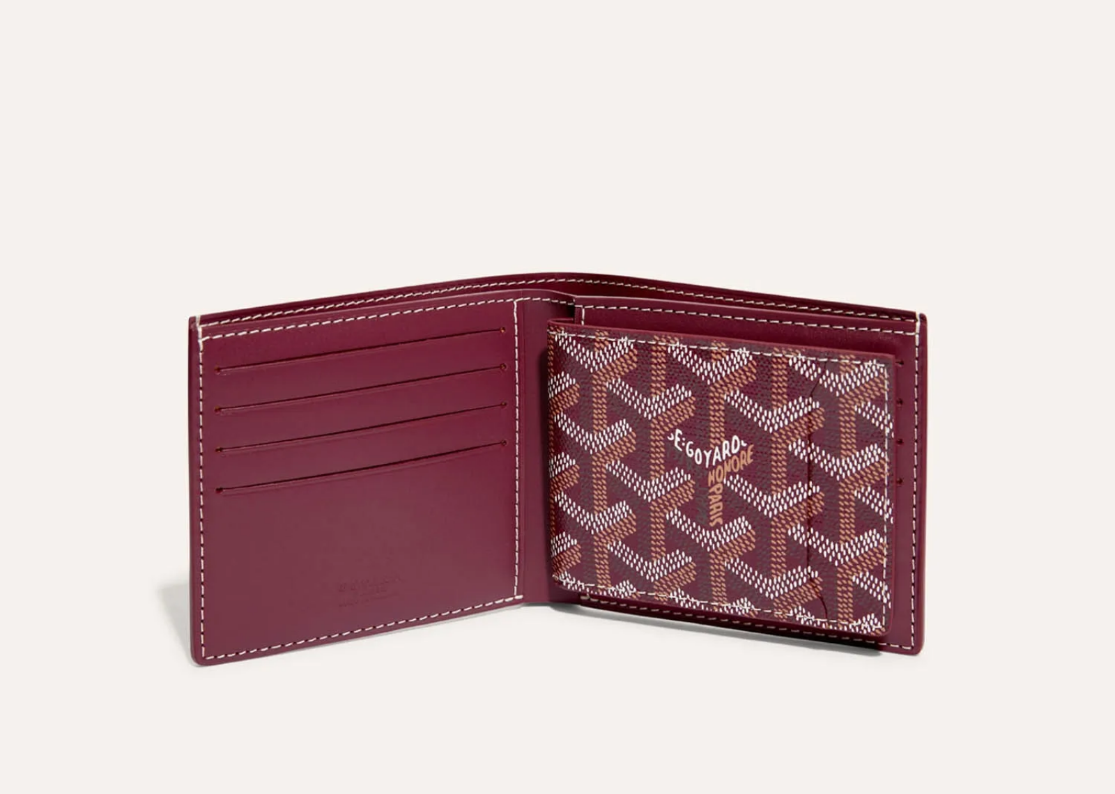 Goyard Insert Victoire Card Wallet Bordeaux - görsel 3