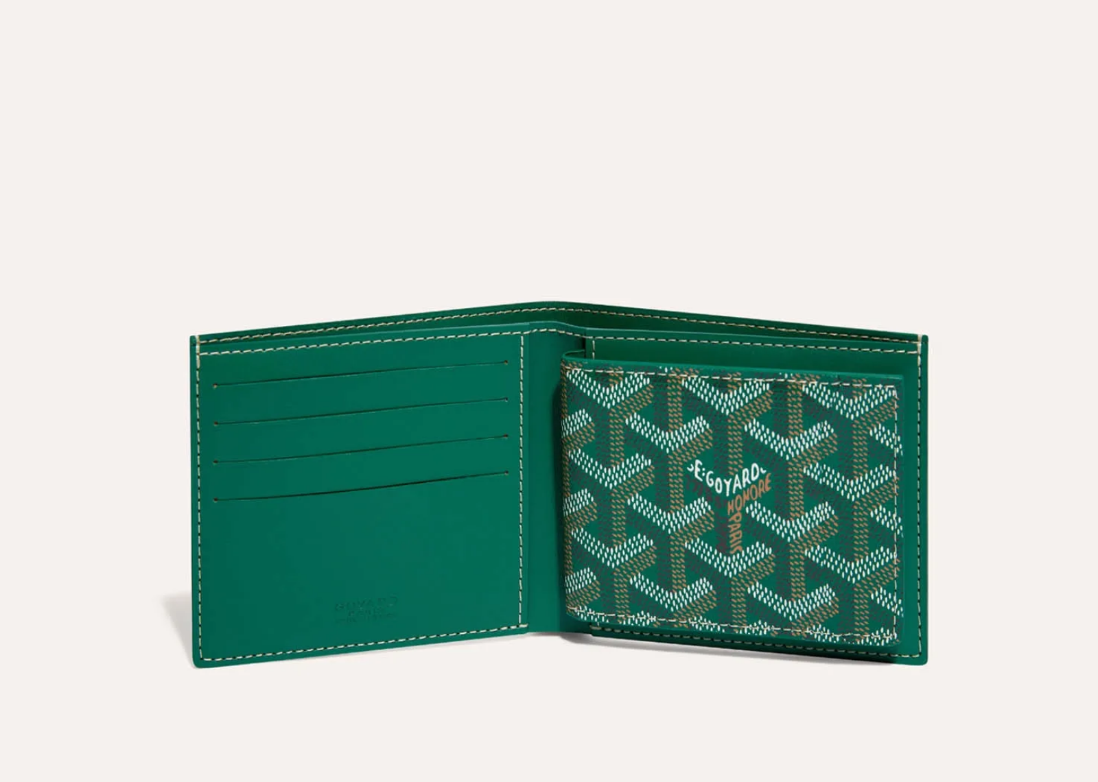 Goyard Insert Victoire Card Wallet Green - görsel 3