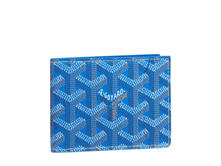 Goyard Insert Victoire Card Wallet Sky Blue